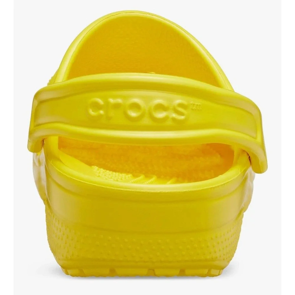 Crocs Classic Clog Roomy Fit Lemon Yellow 10001-7C1 Size 5Y Youth Kids‎ New
